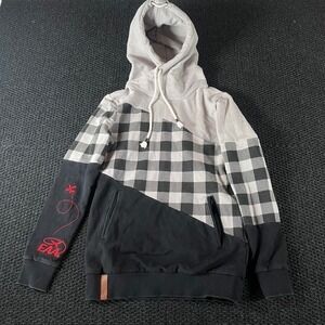 Ampersand Avenue Experimental Aircraft Association Hoodie‎ XS Plaid Colorblock